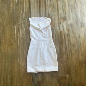 White helmut lang dress